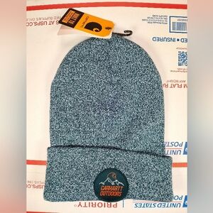 Carhartt Beanie Hat Cap Blue Outdoors Work Wear Knit Winter Mens NWT